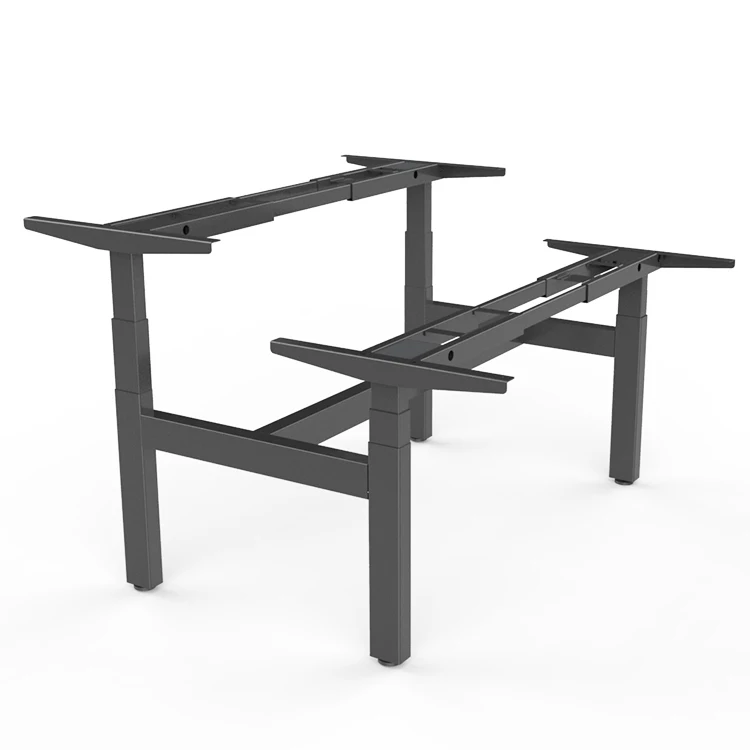 Latest Design Dual Motor Adjustable Table computer Face To Face Office Table