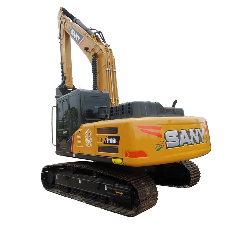 Export Low Working Hours SANY SY205C PRO 20ton Excavators Micro Hydraulic Excavator Used Digging Machinery