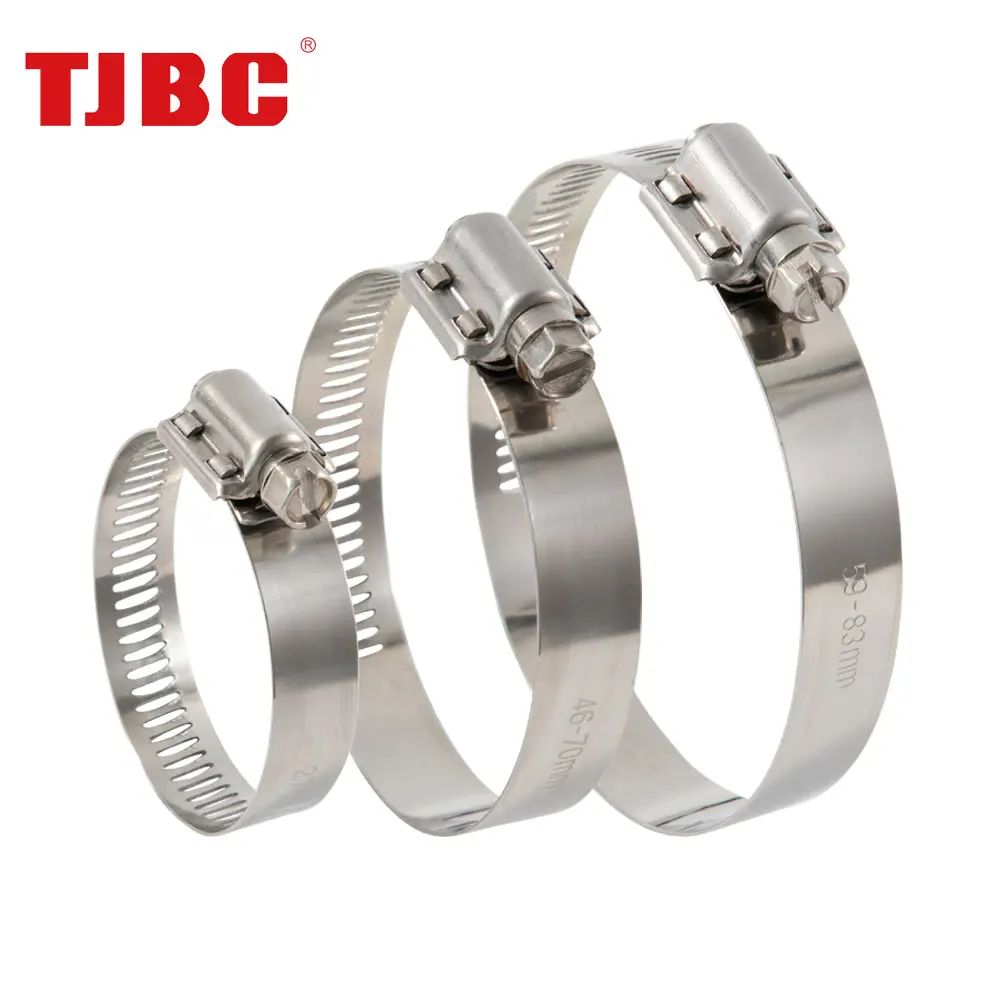 Perforated Stainless Steel American Type Big Hose Clamp
