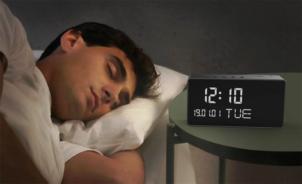 
Howell NZ01 Home Smart Clock Hidden Camera Battery Camera Wall Table Desk Hidden With Wireless WIFI 1080P Clock Camera 