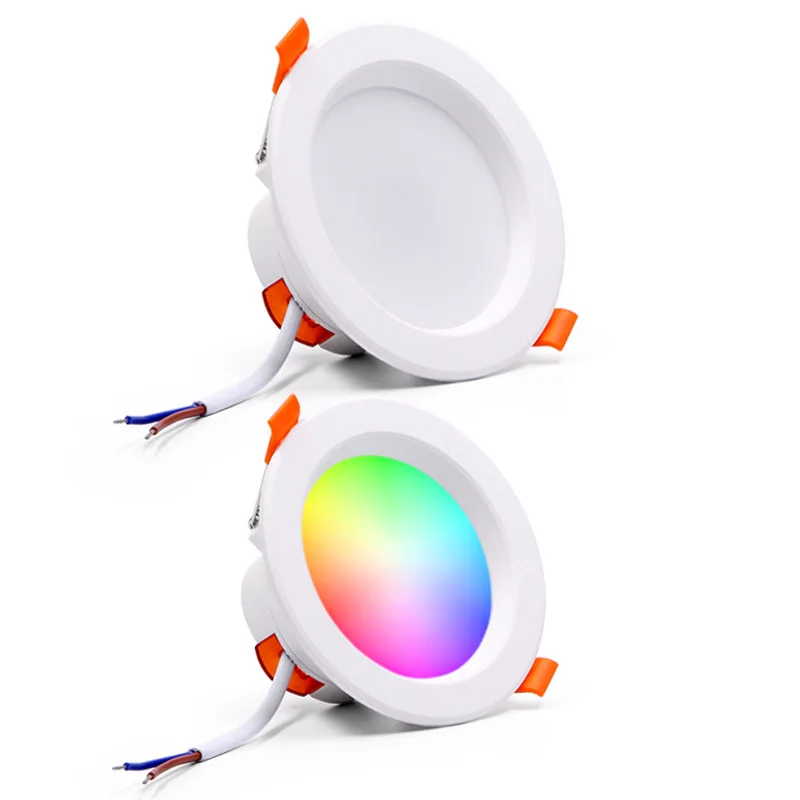 6 дюймов домашний помощник Wifi Ble Zigbee водонепроницаемый ПК светодиодный Rgb-светильник для внутреннего утопленного потолка