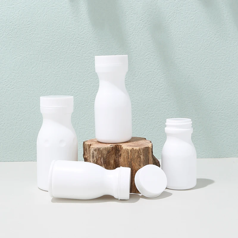 50cc 80cc 150cc HDPE White Pharmacy Container Medicine Vitamin Supplement Bottle Pill Container For Protein Powder
