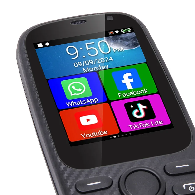 UNIWA A2408 Android 111+8GB Whatsapp Support 4G Keypad Feature Phone With GPS And WiFi