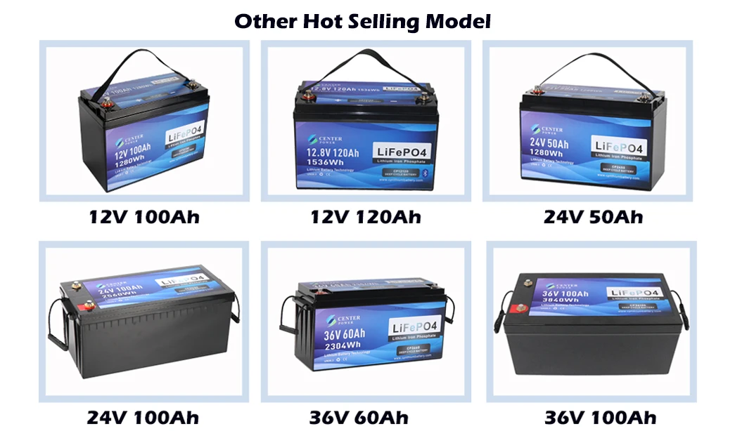 Center Power Small capacity 12 volt lifepo4 lithium ion battery 12v 18ah battery for fishing boat solar