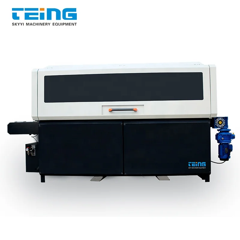 Wood Floor Wire Wheel Drum Roller Brush Polishing Wide Belt Sander Machine For Curved Surface TDR-1000