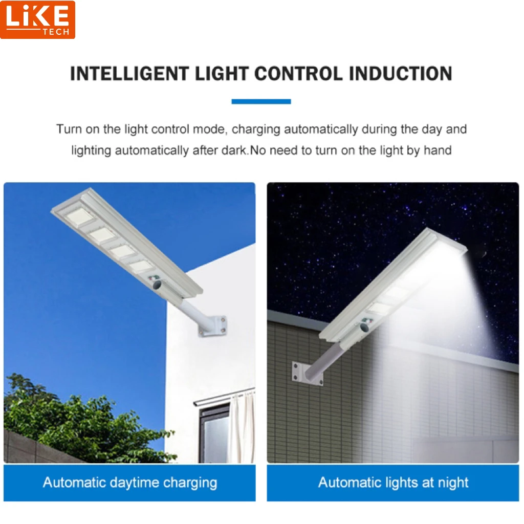 LikeTech200W 300W 400W 500W 1000W 2000W IP67 Outdoor Engineering LED Solar Street Light