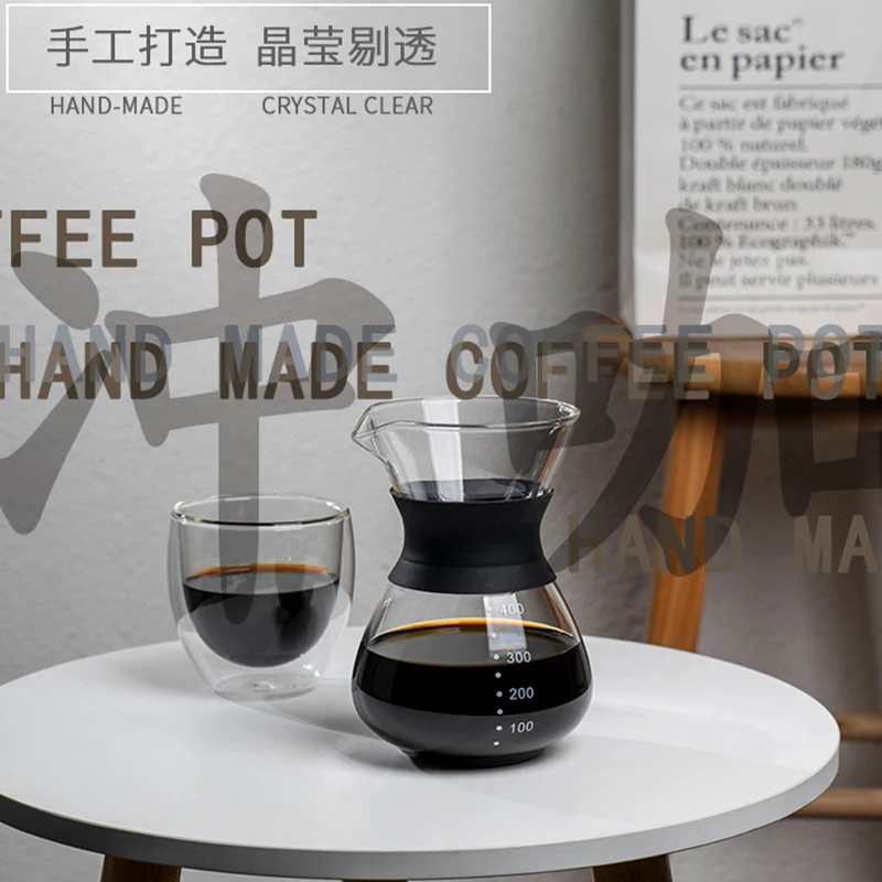 High Quality Hot Sale Pour Over Coffee Drip Kettle Pour Over Coffee Maker with Double-layer Stainless Steel Filter