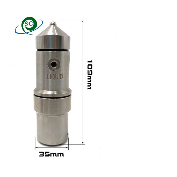 SS 1/4' thread Ultrasonic anti-drip Atomizing Nozzles Pneumatic foggy nozzle