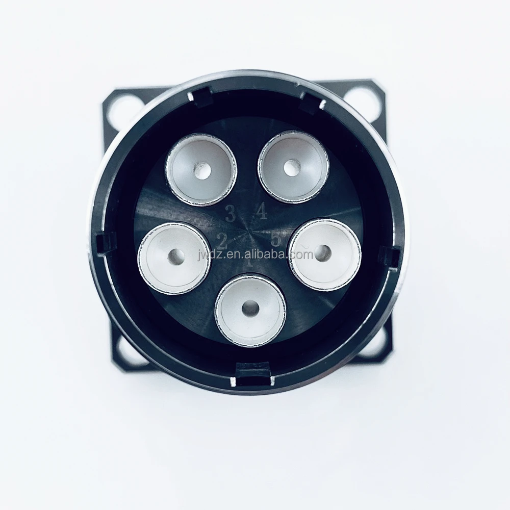 RF Cluster MQ5 male plug 5 pin connector for semi-flexible RG141 RG402 cable