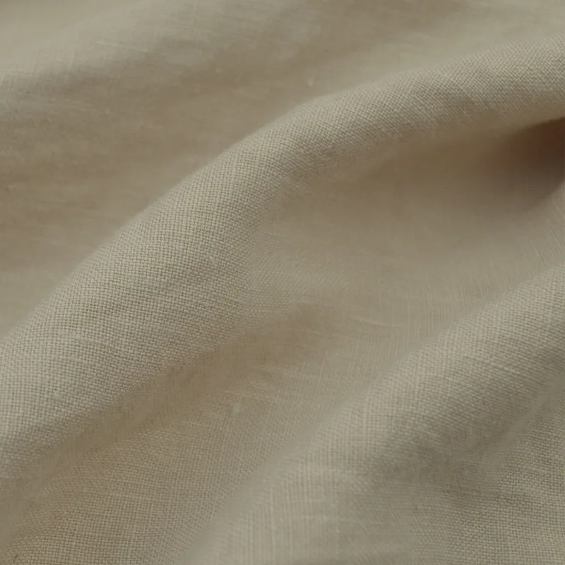Spot classical plain linen fashion art clothing 100% linen fabric autumn and winter clothing dress linen