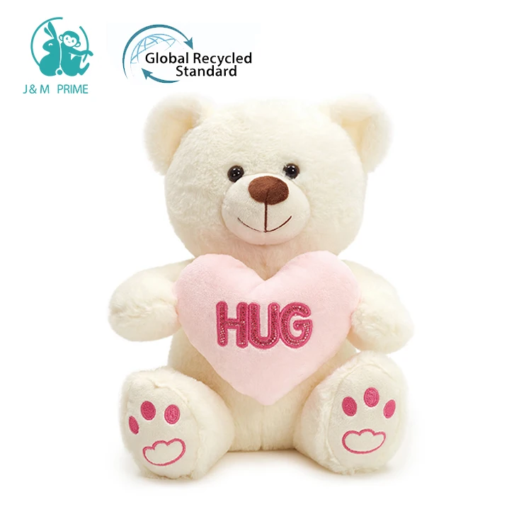 Plush Toy Girl Gifts Teddy Bear Wholesale Love You Valentines Day Soft Stuffed Teddy Bear With Heart