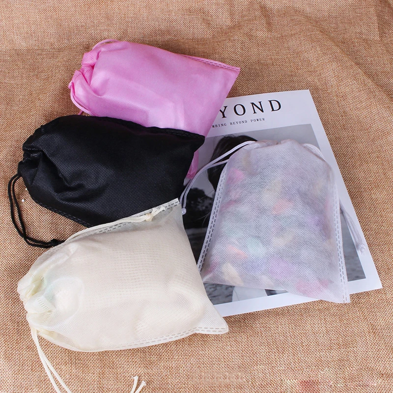 Environmental Protection Rope Non-woven Bundle Pocket Home Dustproof Storage Shoes