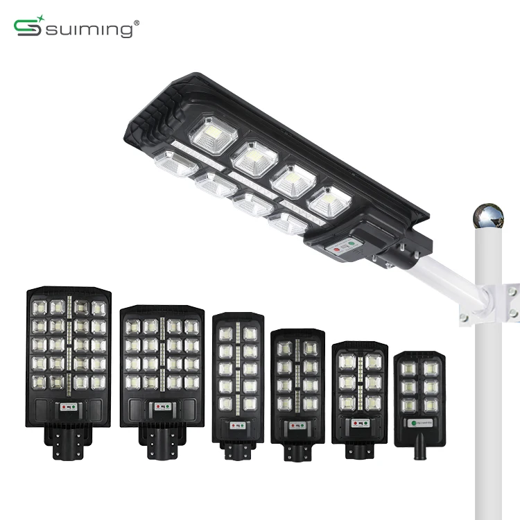 abs 100w 200w lamparas solares urbanas 300 watts wholesale solar street light