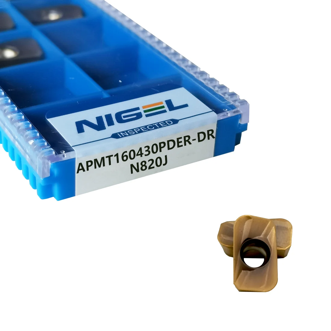 NIGEL APMT160430PDER-DR N820J карбидная Вставка 10 шт. режущих пластин станок для токарного станка инструмент 100% оригинальный