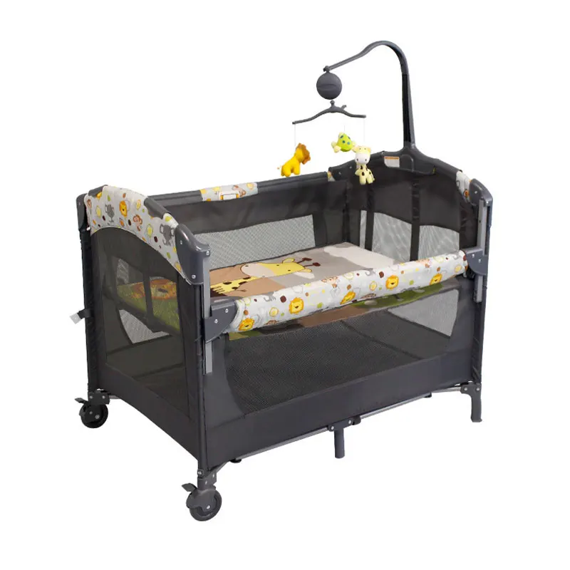 Designer Luxury Baby Crib, American Folding Baby Co Sleeper/