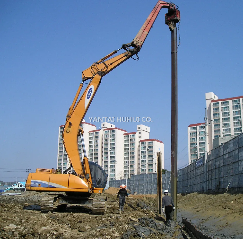Новый дизайн 2021 вибрационный сваечный молоток HPD250 для экскаватора 18-25