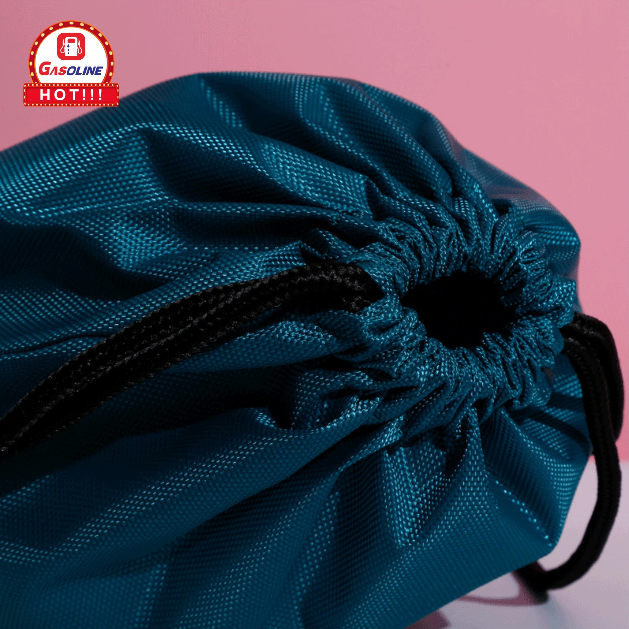 Высококачественная рекламная сумка на шнурке из полиэстера с индивидуальным логотипом