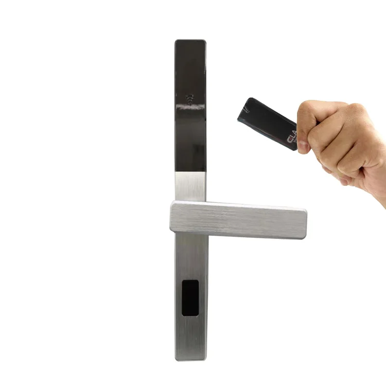 Aluminum alloy case electronic card key RFID access control hotel door lock