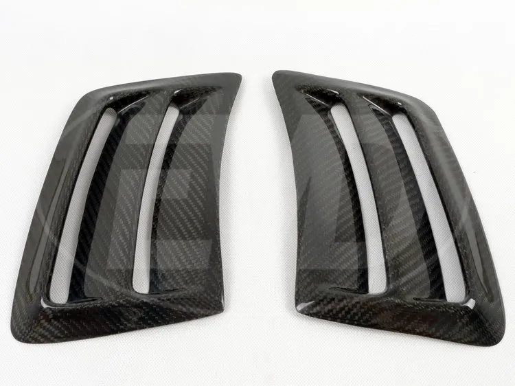 FOR 2008-2010 MERCEDES BENZ C-CLASS W204 AMG C63 CARBON FIBER FRONT BUMPER SIDE VENTS