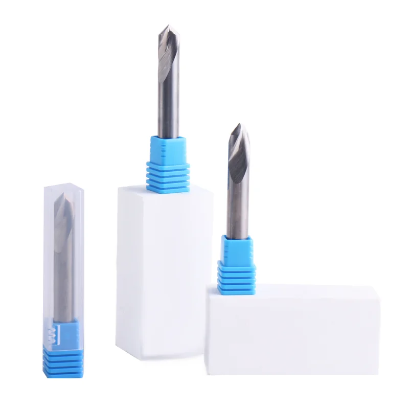Hot 90 Degree 6MM Tungsten Steel CNC Tool Carbide Bit Material Centering Chamfer Drill