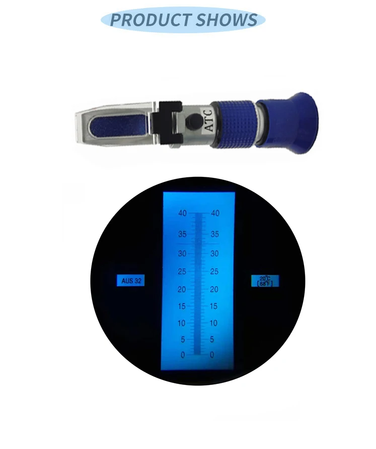 AdBlue Refractometer Tester for Urea concentration To measure urea concentration Pure Aluminium Styles
