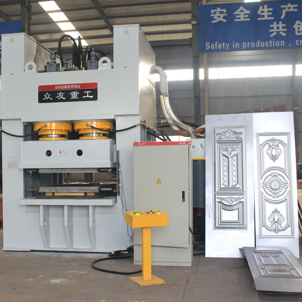 2000 tons iron door embossing forming hydraulic press for stainless steel door