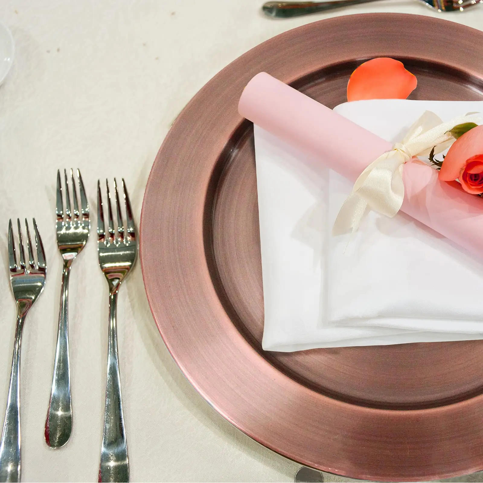 Service assiette & plat de presentation mariage or design table luxe, dessert sous les assiette mariage wedding pour restaurant