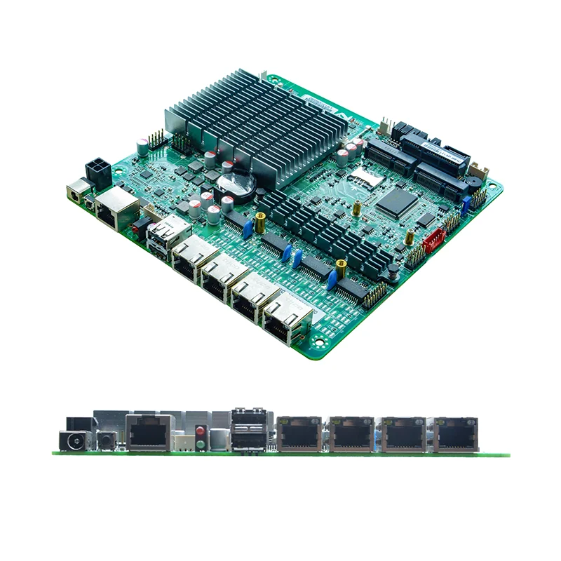 ITX-M9F J1900 Firewall Motherboard with 4 Lan VGA DDR3L 6 USB 2 COM SIM Mini PCIE Support WIFI Linux Router Firewall Motherboard