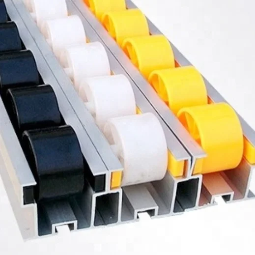 W-3825pu china dia 1.496 rubber coated skate wheel conveyor facial roller for turnover box