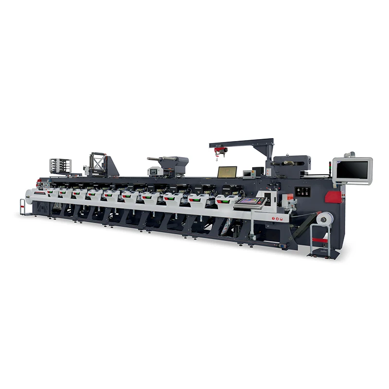 Horizontal Flexographic Printing Press High-Speed Narrow Web Horizontal Flexo Press for Paper and Film
