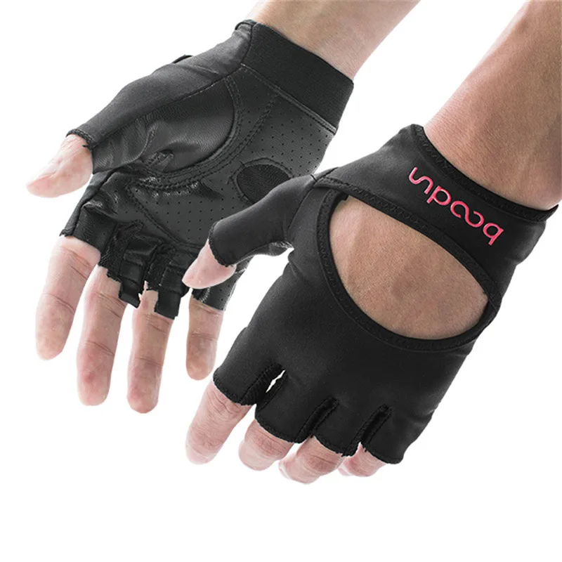 HBG 0282 Hot Selling Anti Slip Yoga Gloves for Women breathable Workout Fitness Gloves Training Weightlifting Gloves fashion