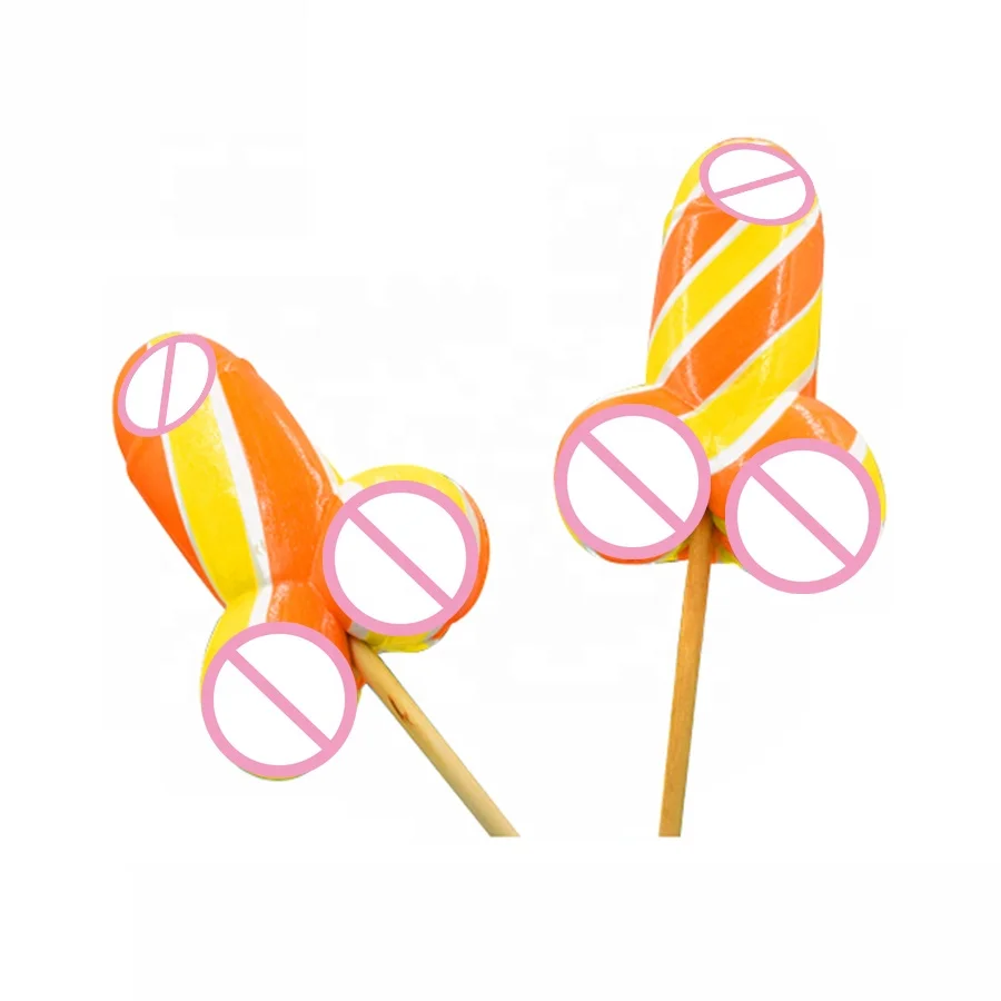 Fancy Adult Sexy Penis Shape Hard Lollipop Candy