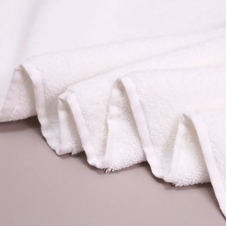 
cheap price 100% cotton 500gsm 21s/2 white face towel for hotels 