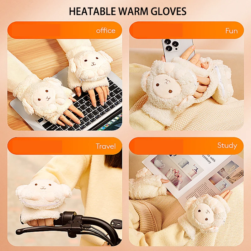 2023 Wholesale Hand Heater Portable USB Rechargeable Electric Hand Warmer Hot Hand Warmer Cute Winter Heater Quick Heating