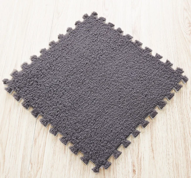 Hot Sale Comfortable Cotton Velvet Mat For Gym Travel Folding Baby Play Gym Mat