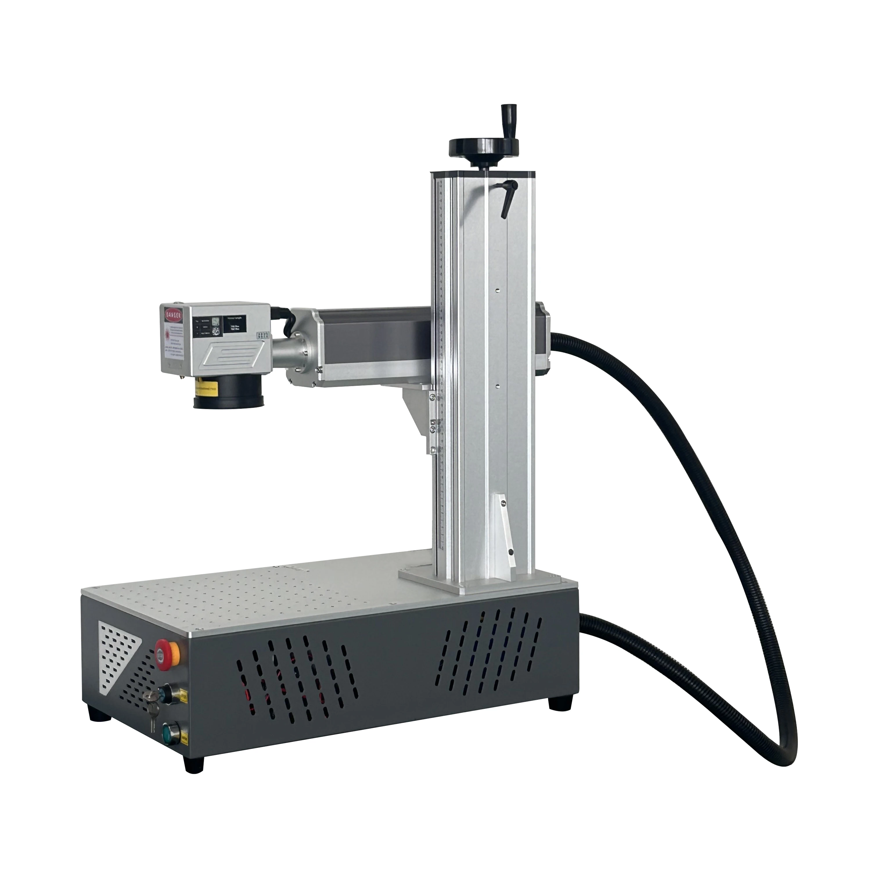 Manufacture Small Business  Fiber Laser Marking Machine Credit Card 20W 30W 50W 60W Laser Engraving Machine