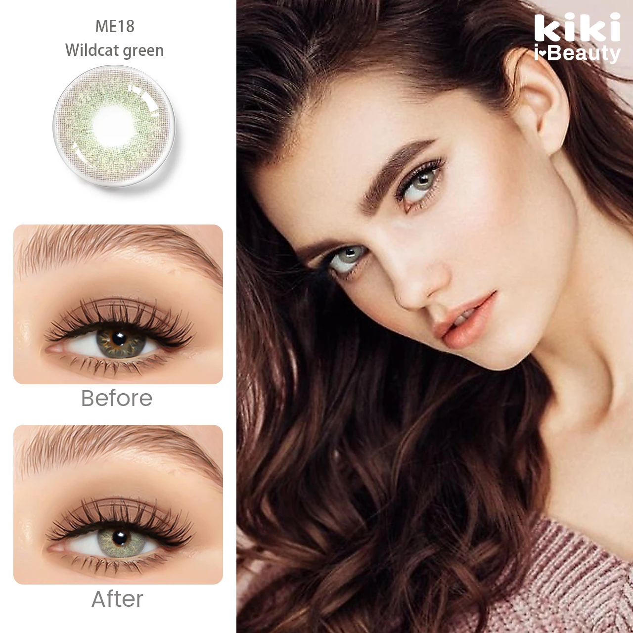 Best selling contact lenses fancy look contact lens freshlady natural 3-tone prescription eye lens