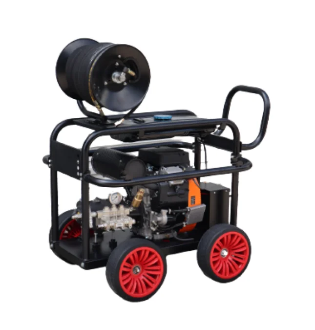 Gasoline lifan brand engine  Double  cylinder 200BAR 40 L/MIN   Petrol Portable Gasoline High Pressure Washer  drain cleaner