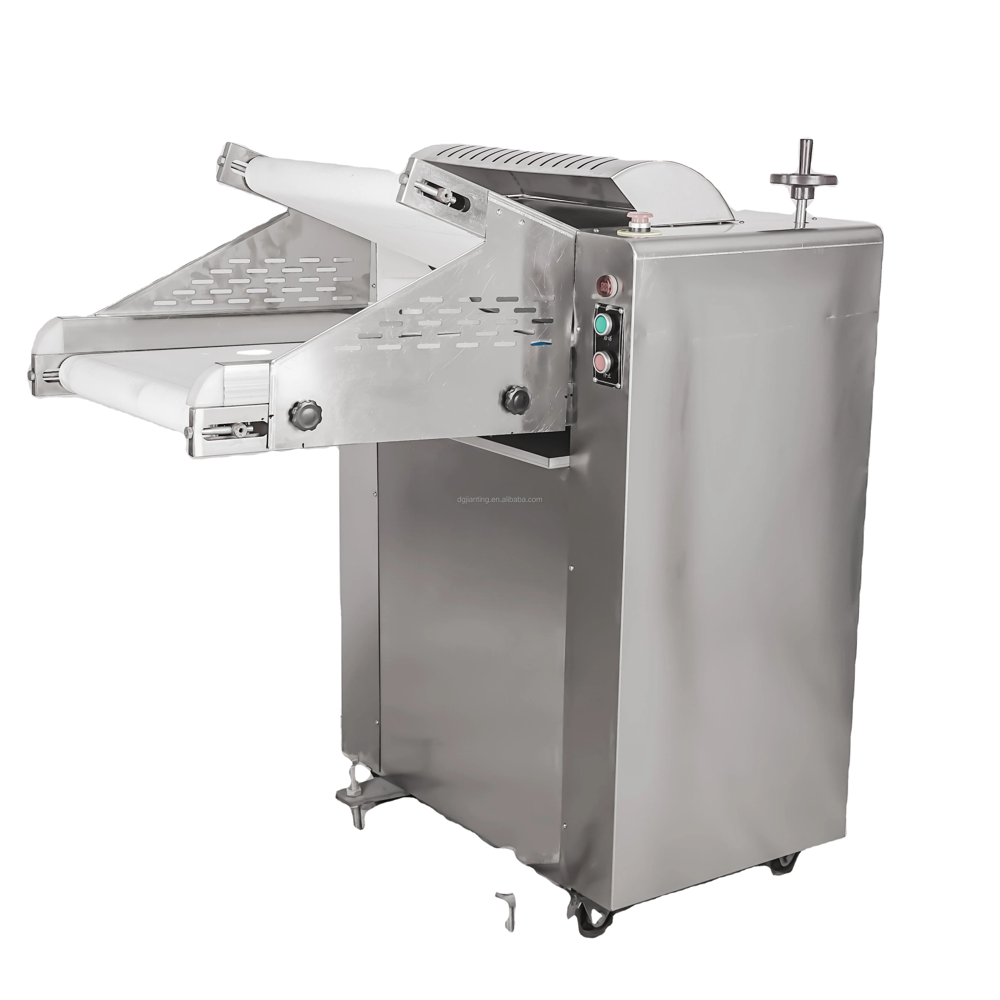 Automatic Small Electric Pizza Dough Sheeter Parts Top Pizza Croissant Pastry Dough Sheeter Roller Machine Bakery Equipment