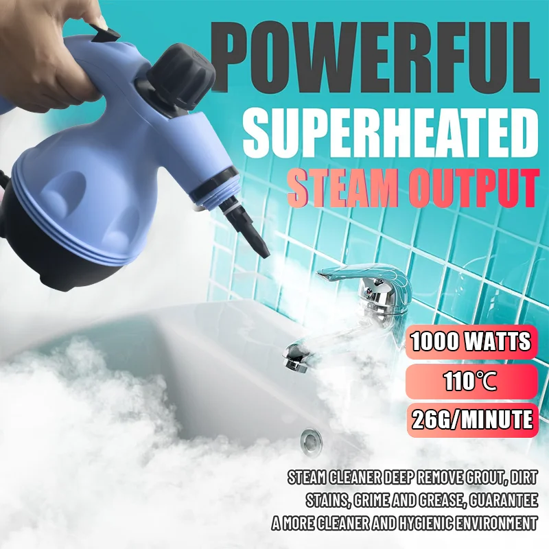 Factory Wholesale Portable Handheld Steam Cleaner Kitchen Range Hood Cleaning Machine Carpet Steam Cleaning Machine