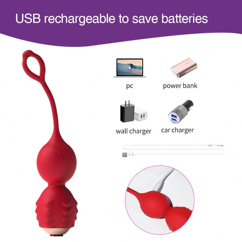 Silicone Kegel Ball 12 Modes Vibrator Love Egg Remote Control Sex Vibrator Female Vagina Exercise Ball Sex Toys For Woman