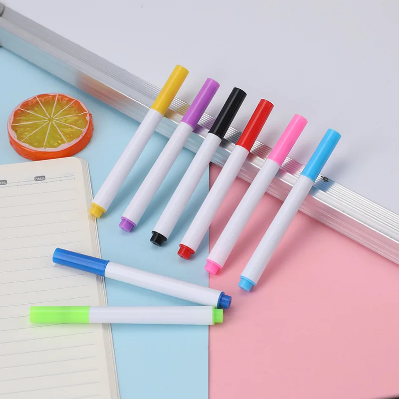 non-toxic extra fine whiteboard marker pen dry erase multiple colors mini white board markers for school and office