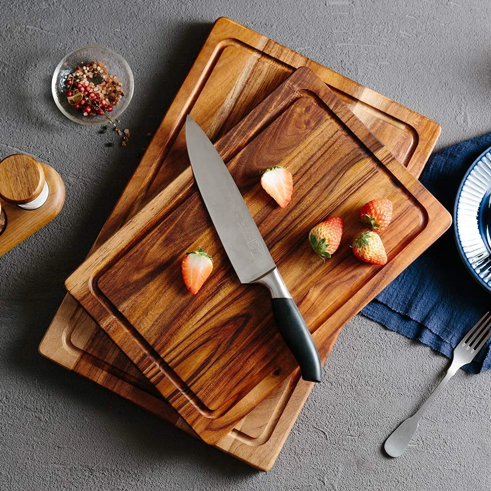 Customized wholesale of high quality environmentally friendly kitchen wooden cutting board meat wood cutting board