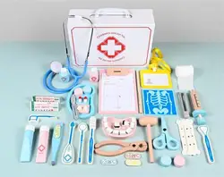 Акция, детские игрушки для ролевых врачей, набор деревянных обучающих игрушек для девочек