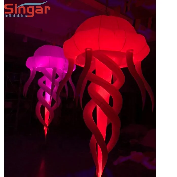 Ceiling decorative light night club decoration ceiling lights decor inflatable stage props jellyfish