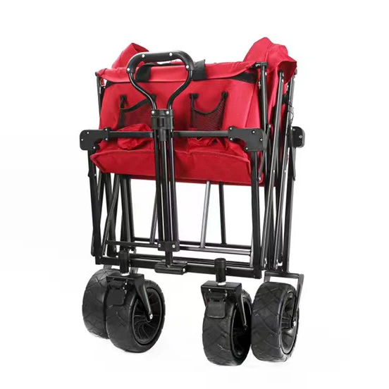 Folding Carry Beach Trolley Camping Wagon Camping Cart Folding Wagon Cart