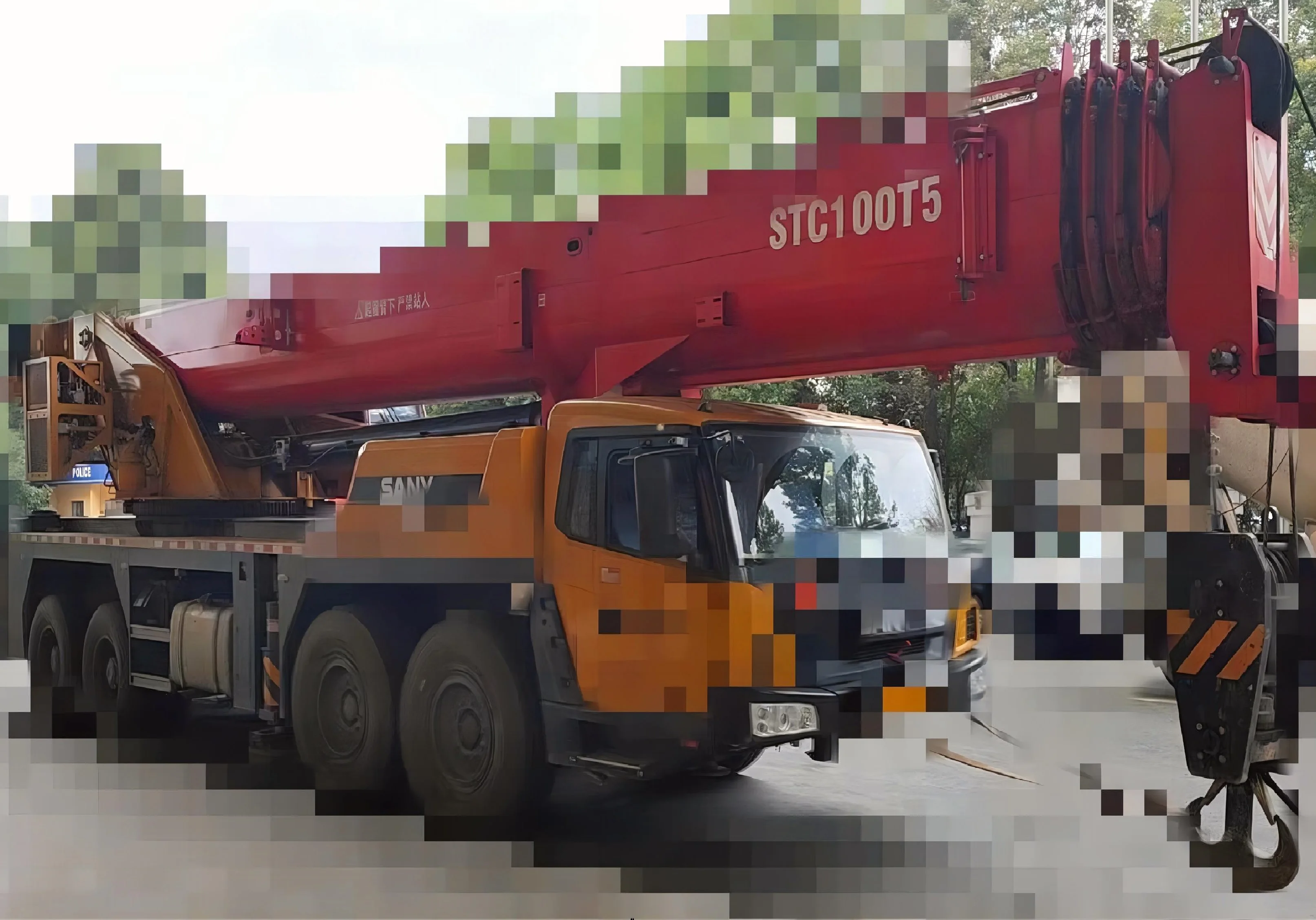 80 т Автокран сертифицированный EPA STC100T5 80-тонный автокран вездеходный тонн для строительных работ