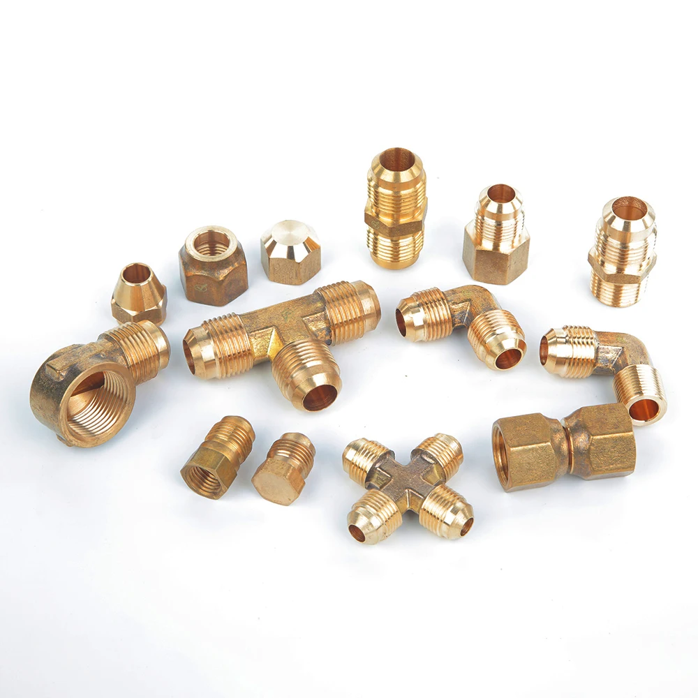 Good Quality Specialized Brass Flare Copper fitting cross accessories