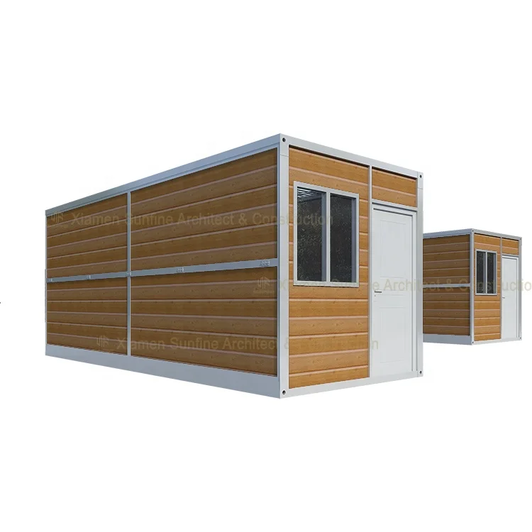 Shipping smart collapsible residential luxury combined portable container house prefab house parts store