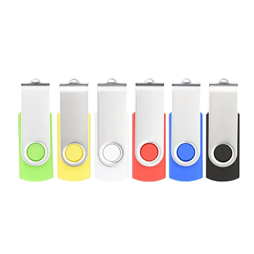 Custom USB Flash Drives  Pen Drive Stick 2GB 4GB 8GB Pendrive Swivel USB Flash Drives Portable business USB memory stick